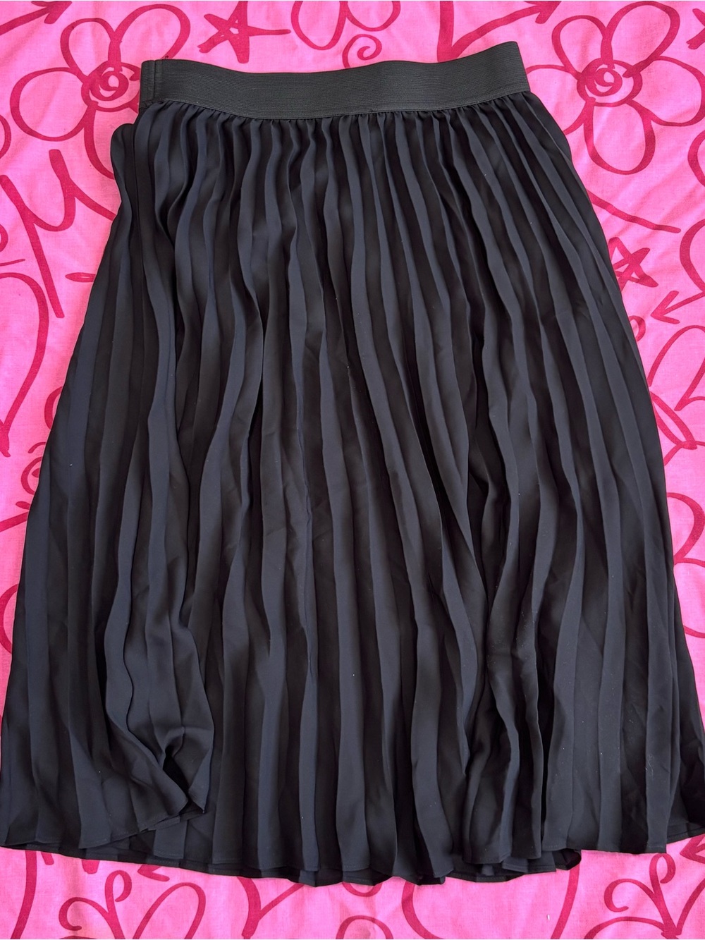 Worthington Black Pleated Skirt